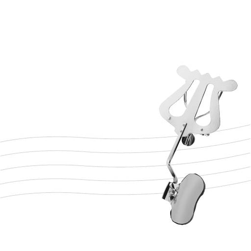 37521 - K&M Ruka - 37521 - Trombone Lyre - Nickel Plated.