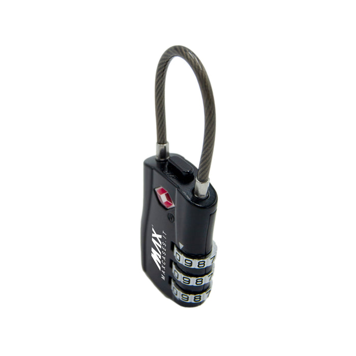 MAXLOCK - MAX Cases - TSA Padlock With Flexable Shackel