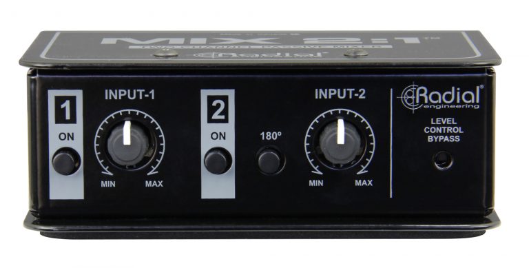 Radial Engineering - MIX-2:1 - Two-channel Audio Combiner & Mixer.