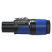 NAC3FXXA-W-S - Neutrik - NAC3FXXA-W-S - Power In Cable Connector - Locking AC mains cable connector, keyed and color coded (blue) for power-in, screw terminal assembly, for cable diameters 6 - 12 mm.