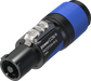 NAC3FXXA-W-S - Neutrik - NAC3FXXA-W-S - Power In Cable Connector - Locking AC mains cable connector, keyed and color coded (blue) for power-in, screw terminal assembly, for cable diameters 6 - 12 mm.
