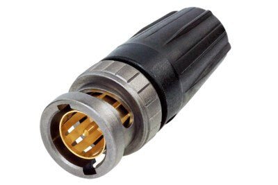 NBNC75BFG7X - Neutrik - NBNC75BFG7X - The rearTWIST UHD BNC connectors are specifically designed for high resolution video signal transmissions.