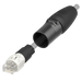 NE8MXR-B-TOP - Neutrik - NE8MXR-B-TOP - Retractable carrier shell allows compatibility with common RJ45 without risk of losing the shell.
