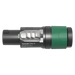 NL4FXX-W-L - Neutrik - NL4FXX-W-L - 4 pole cable connector, chuck type strain relief, dark grey bushing.