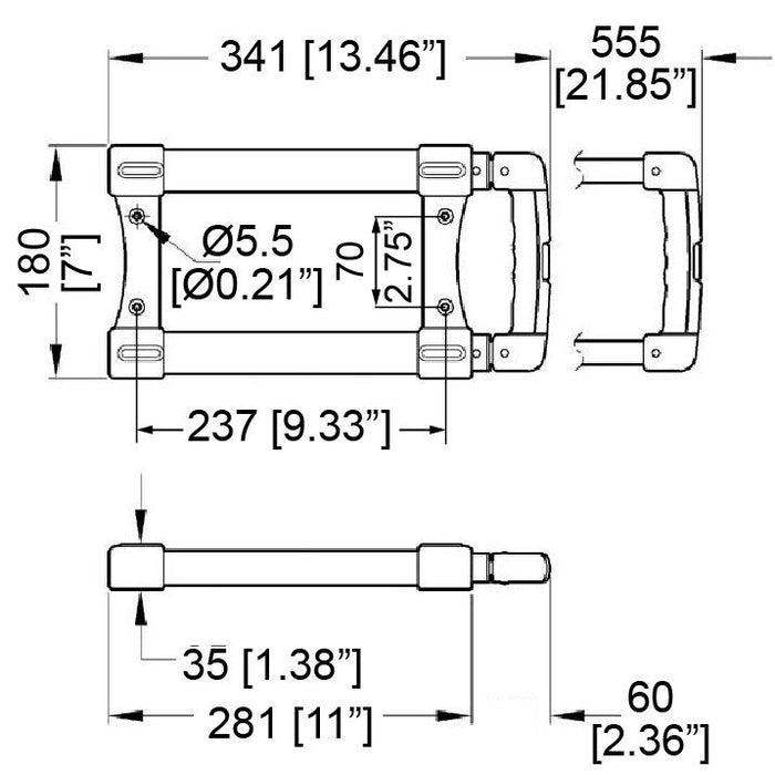 4080 - Penn Elcom - 4080 - Extendable Handle - 4 Stage