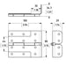 50030-22-R1 - Penn Elcom - 50030-22-R1 - Hinged Corner Brace with Offset.