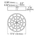 7228 - Penn Elcom - 7228 - Series 7 Pallet Cushion Spacer.