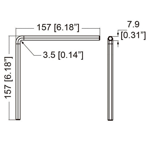 9608 - Penn Elcom - 9068 - Wrench Actuation Tool for Panel Locks.