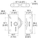 9284F - Penn Elcom - 9284F - Panel Lock - Female.