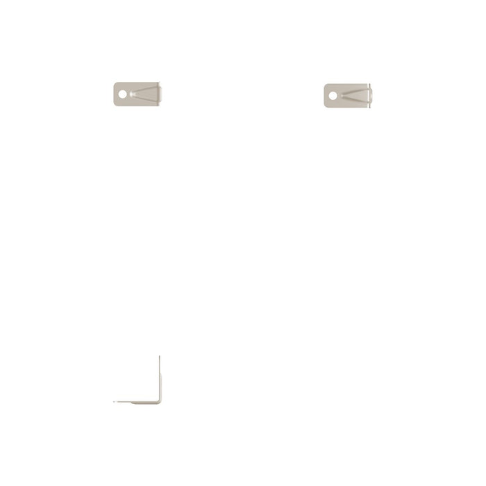 B0706N - Penn Elcom - B0706N - 2 Hole Nickel Brace With Strengthening Ribs 29.2mm x 14.7mm