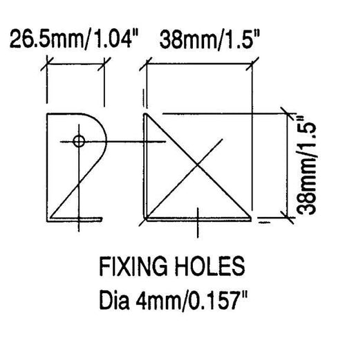 B1610 - Penn Elcom - B1610 - Brace for Tray Support