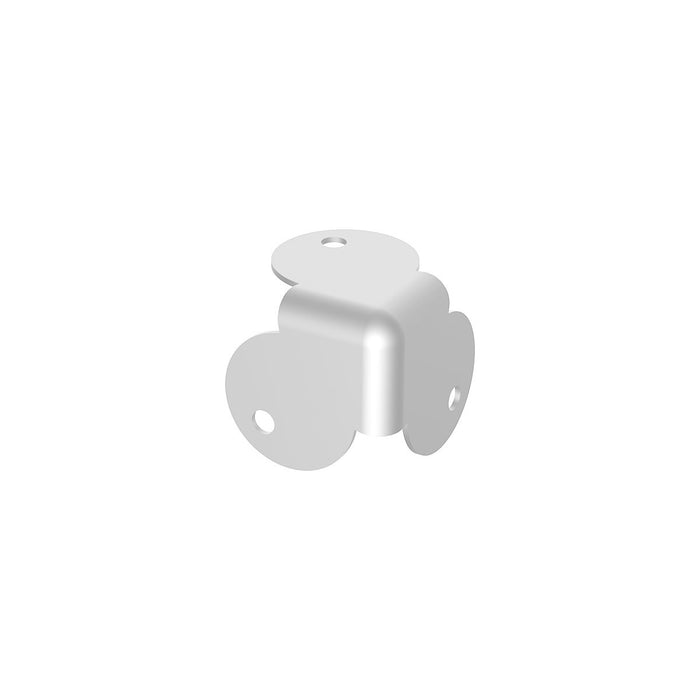 C0665 - Penn Elcom - C0665 - Mini Chrome Flat Corner with 4mm Radius