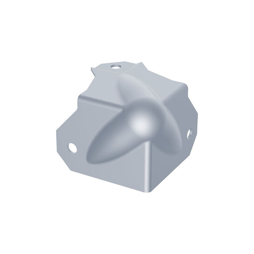 C1082Z - Penn Elcom - C1082Z - PennBrite Brace Ball Corner with 30mm Offset on one leg and 0.8mm Radius