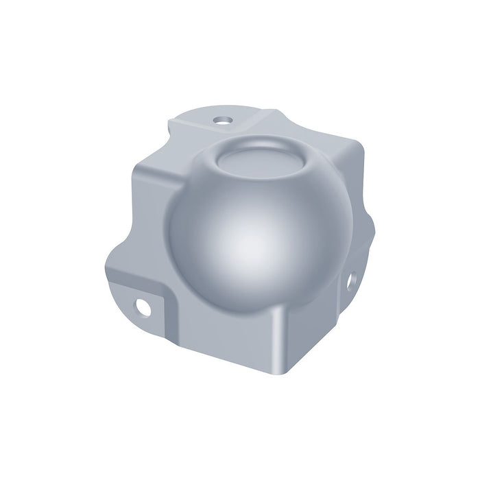 C1348/01 - Penn Elcom - C1348/01 - PennBrite Female Stackable Brace Ball Corner with 30mm Offset and 1.5mm Radius