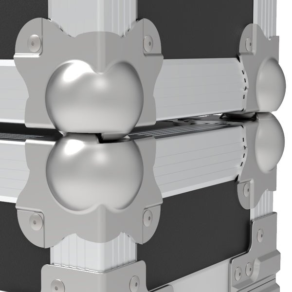 C1351-STACK - Penn Elcom - C1351-STACK - Large Tight Radius Stackable Ball Corner with interlocking cut-outs and 1.5mm Radius