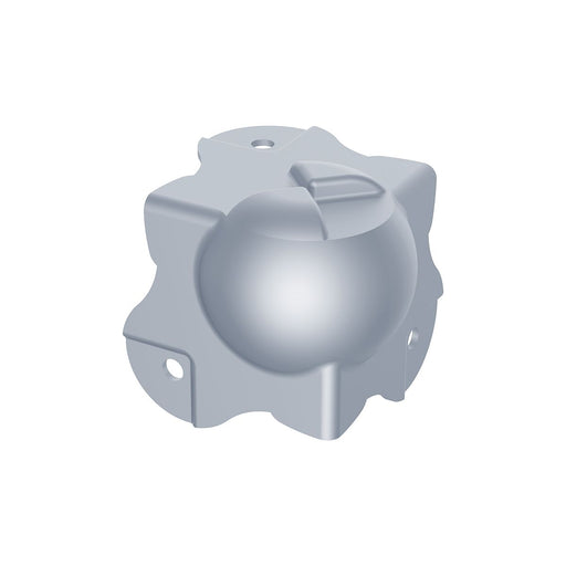 C1351-STACK - Penn Elcom - C1351-STACK - Large Tight Radius Stackable Ball Corner with interlocking cut-outs and 1.5mm Radius