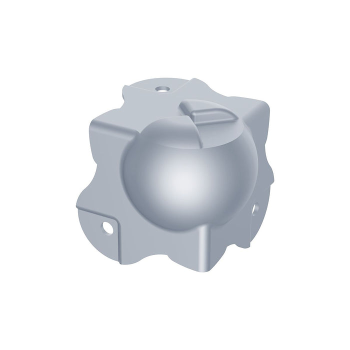 C1351-STACK - Penn Elcom - C1351-STACK - Large Tight Radius Stackable Ball Corner with interlocking cut-outs and 1.5mm Radius