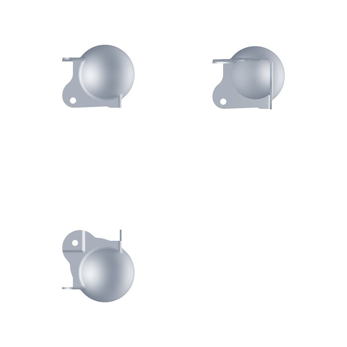 C1358Z - Penn Elcom - C1358Z - PennBrite Brace Ball Corner with 30mm Offset on One Leg and 1.5mm Radius