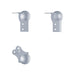 C1374/10/75 - Penn Elcom - C1374/10/75 - 75mm High PennBrite Brace Ball Corner with 30mm Offset and 4.5mm Radius