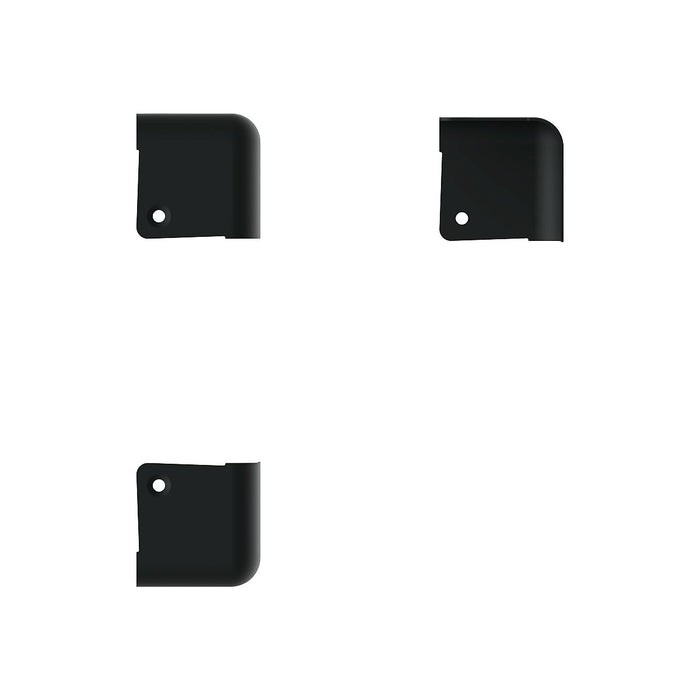 C1817K - Penn Elcom - C1817K - Cabinet Corner 3 Leg - Black