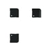 C1817K - Penn Elcom - C1817K - Cabinet Corner 3 Leg - Black