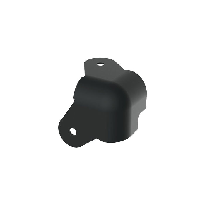 C1819K - Penn Elcom - C1819K - 2 Leg Black Wrap-Around Cabinet Corner with 12mm Radius