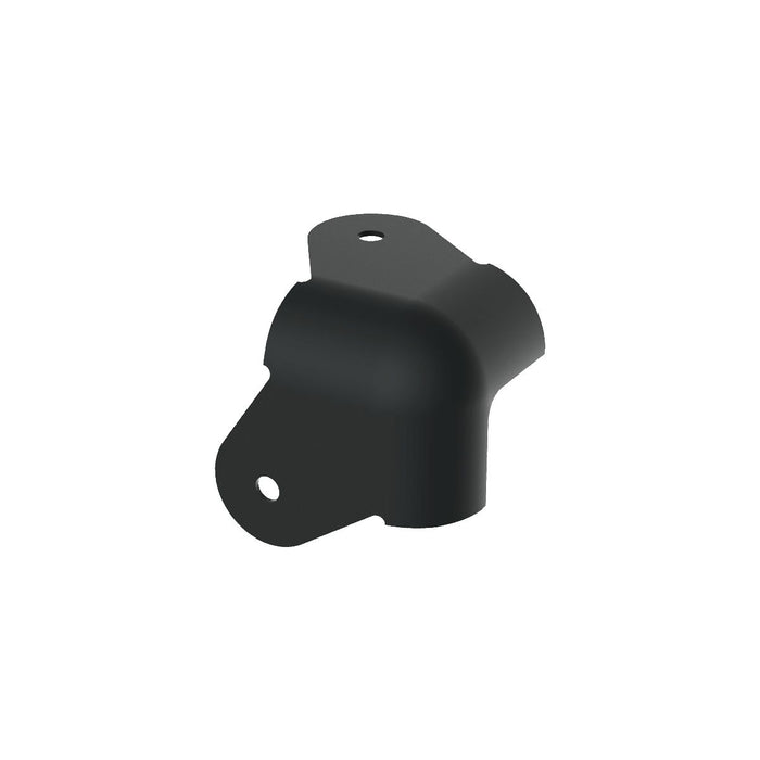 C1824K - Penn Elcom - C1824K - 2 Leg Black Cabinet Corner with 12mm Radius