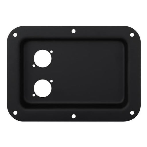 D023K - Penn Elcom - D023K - Dish Punched for 2 x D-Series Connectors Black