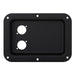 D023K - Penn Elcom - D023K - Dish Punched for 2 x D-Series Connectors Black