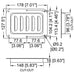 D0536Z - Penn Elcom - D0536Z - Large PennBrite Dish with Vertical Louvre Vents