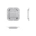 D0593Z - Penn Elcom - D0593Z - Lid Stay in 10mm Deep Dish