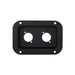 D0604K - Penn Elcom - D0604K - Dish Punched for 2 x D-Series Connectors - Black