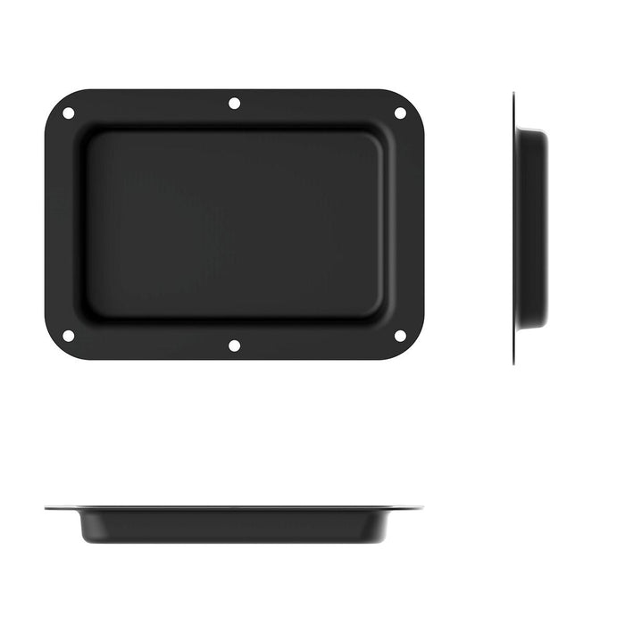 D2101K - Penn Elcom - D2101K - Large Plain Dish - Black