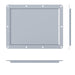 D2115Z - Penn Elcom - D2115Z - Recessed Label Dish for Self-Adhesive Tour Labels - Zink