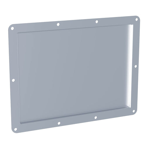 D2116Z - Penn Elcom - D2116Z - Recessed Label Dish for Self-Adhesive Tour Labels - Zink