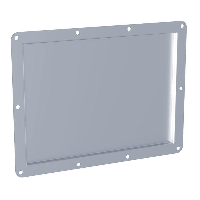 D2116Z - Penn Elcom - D2116Z - Recessed Label Dish for Self-Adhesive Tour Labels - Zink