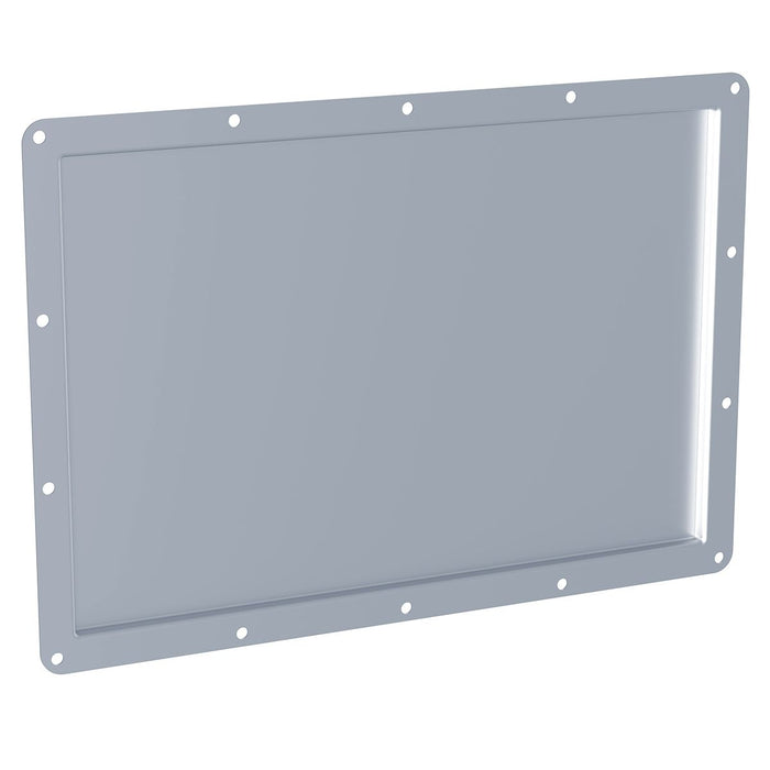 D2117Z - Penn Elcom - D2117Z - Recessed Label Dish for Self-Adhesive Tour Labels - Zink