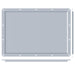D2117Z - Penn Elcom - D2117Z - Recessed Label Dish for Self-Adhesive Tour Labels - Zink