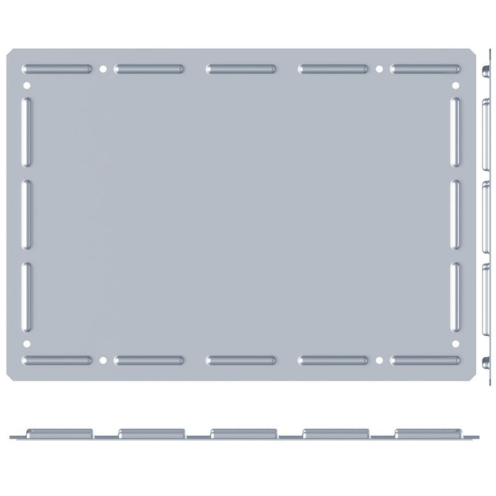 D4117Z - Penn Elcom - D4117Z - Surface Mount Label Dish for Self-Adhesive Tour Labels - Zink