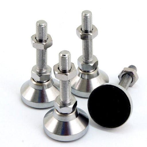 F3000 - Penn Elcom - F3000 - Set of 4 Steel Adjuster Feet with M8 thread for Rack Enclosures.