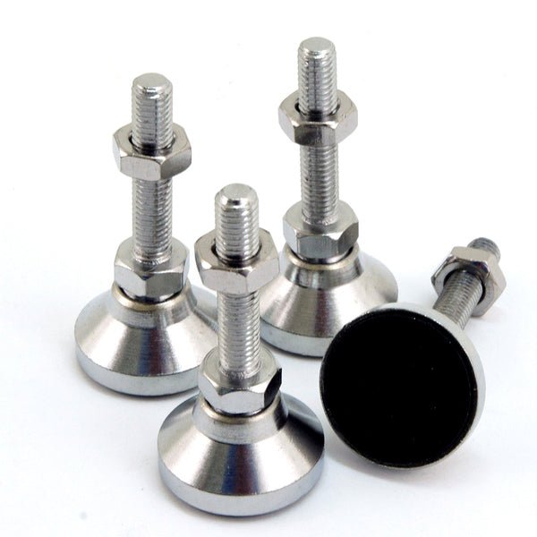 F3000 - Penn Elcom - F3000 - Set of 4 Steel Adjuster Feet with M8 thread for Rack Enclosures.
