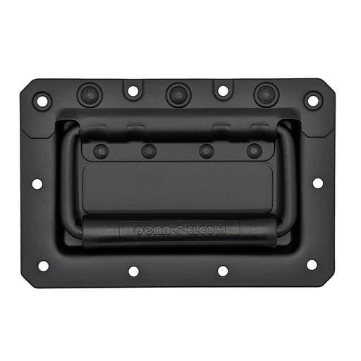 H1050K - Penn Elcom - H1050K - Rivet Protected Recessed Handle - Black.