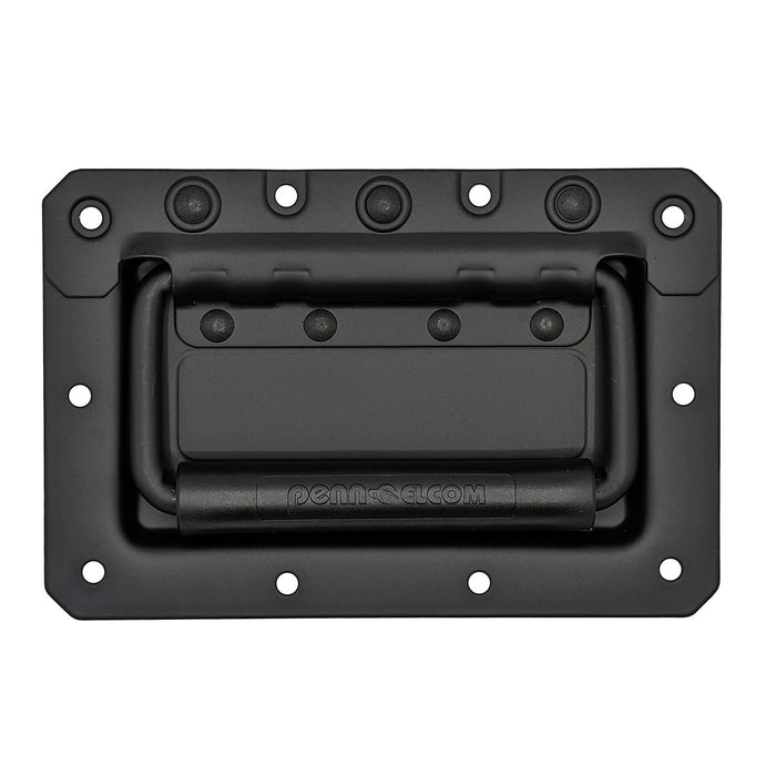 H1050K - Penn Elcom - H1050K - Rivet Protected Recessed Handle - Black.