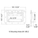 H1064Z - Penn Elcom - H1064Z - Rivet Protected Recessed Handle - Zink