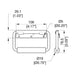 H1078Z - Penn Elcom - H1078Z - Sprung Surface Handle