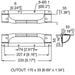 H2026K - Penn Elcom - H2026 - Corner Handle.