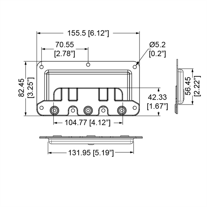 H7148-CUP-F - Penn Elcom - H7148-CUP-F - Female Lid Hang.