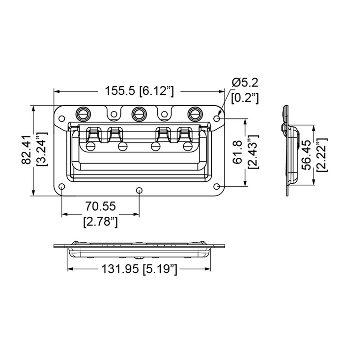 H7148-CUP-M - Penn Elcom - H7148-CUP-M - Male Lid Hang.