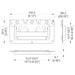 H7148K - Penn Elcom - H7148K - Slim Lid Rivet Protected Recessed Handle