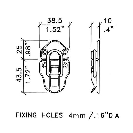 L0561N - Penn Elcom - L0561N - Draw Bolt.